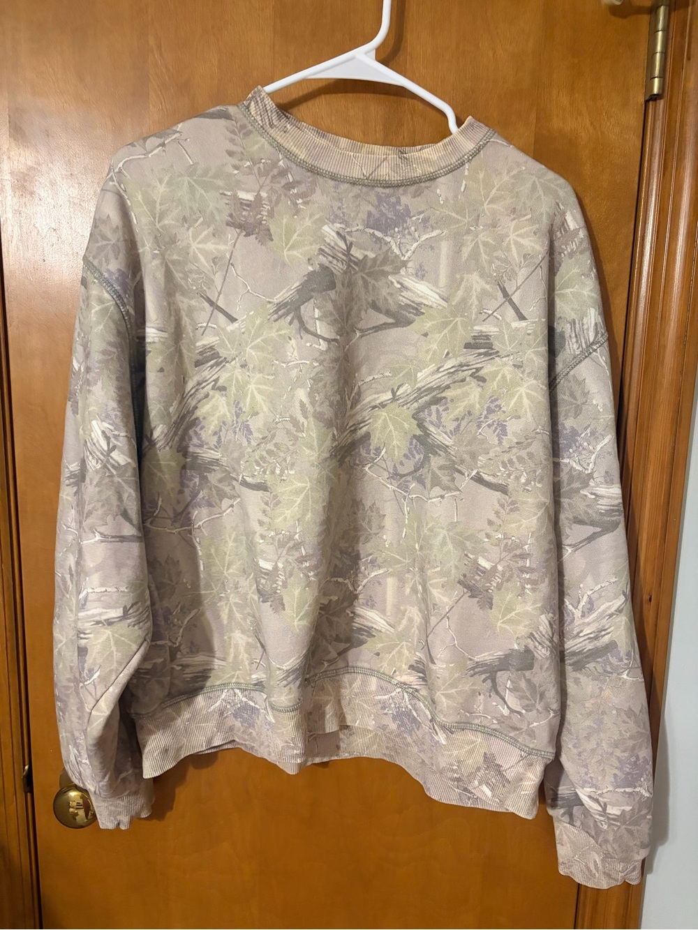 PacSun Small Camo Crewneck Sweatshirt
